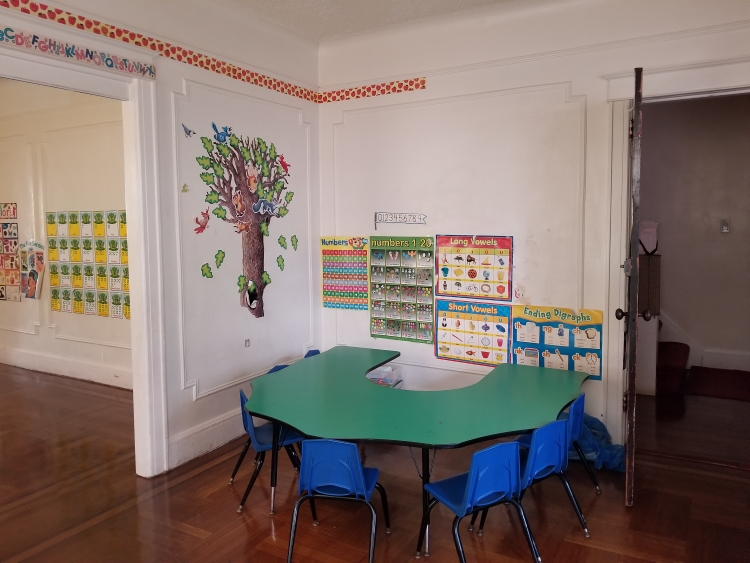 One of the classrooms at Little Lambs Day School